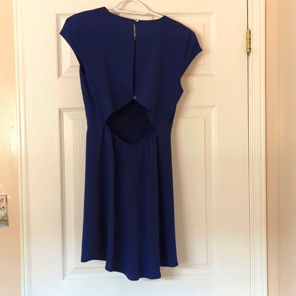 NWOT Aritzia Blue Mini Dress Size 4 - Picture 5 of 6